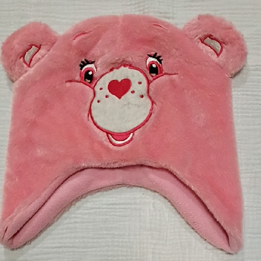 🩷Care Bears 2011 Plush Embroidered Winter Hat Girls 14+